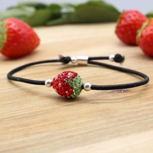11 Aardbei stretch armband EB0404-01335-00 5.95