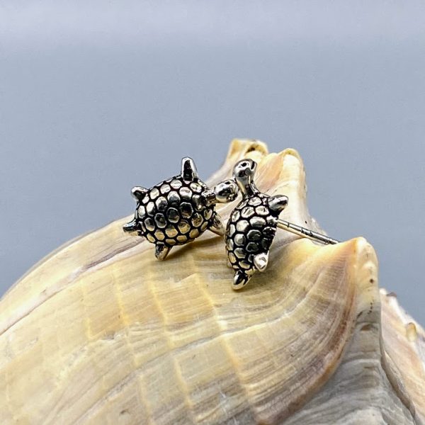 Ohrstecker 925 Silber maritim Schildkröte