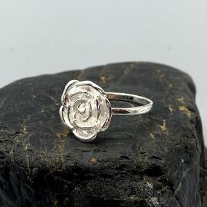 925 Silberring, Rose glänzend