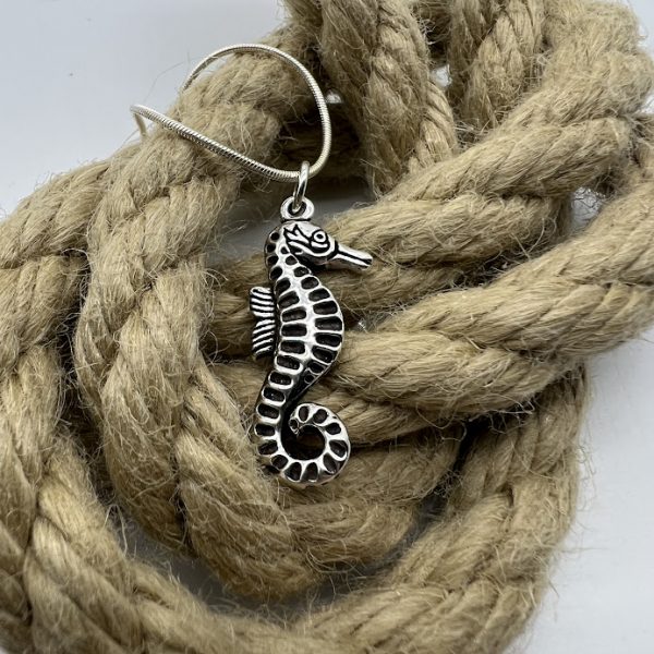 Hanger 925 zilver maritiem zeepaardje groot