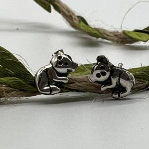 Ohrstecker 925 Silber mini Koala glänzend