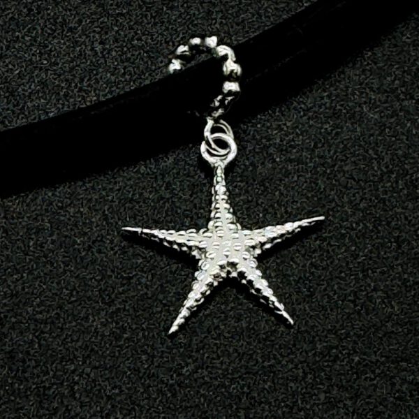 LIVINCI Charm 925 Silber Seestern weiß