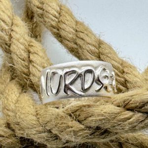 LIVINCI 925 Silberring, NORDSEE matt