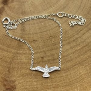 925 Silberarmband Möwe fliegend