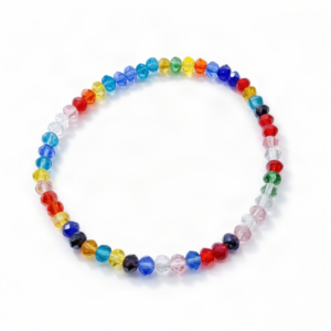 Armband elastisch mit Kristallsteinchen bunt